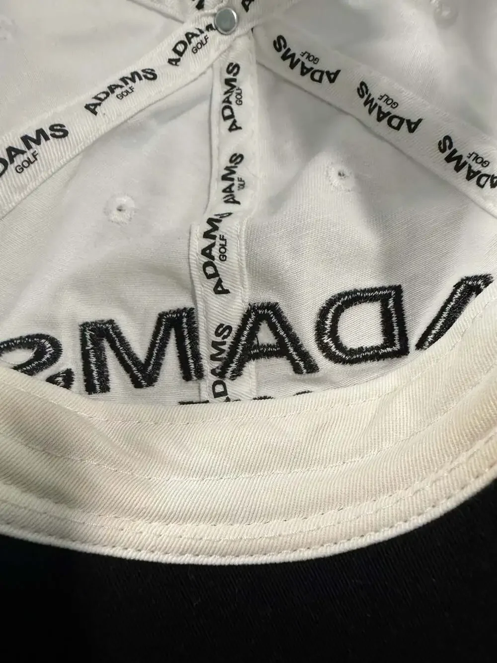 Adams Golf Fast 12 White Adjustable Hat New Era Cap Embroidered Golf
